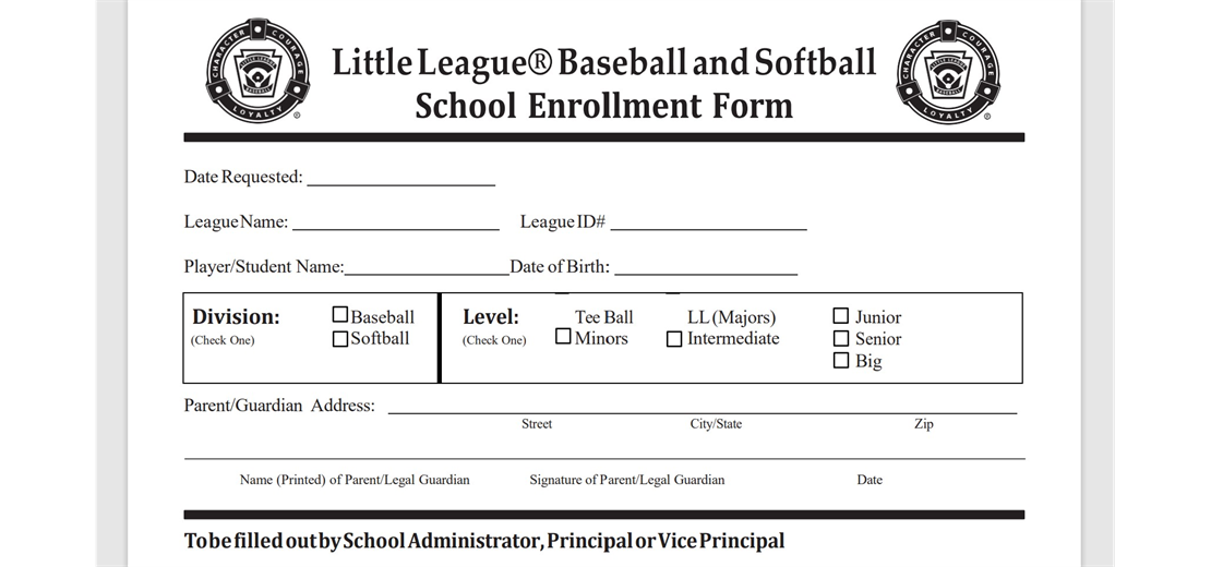 School form for document verification